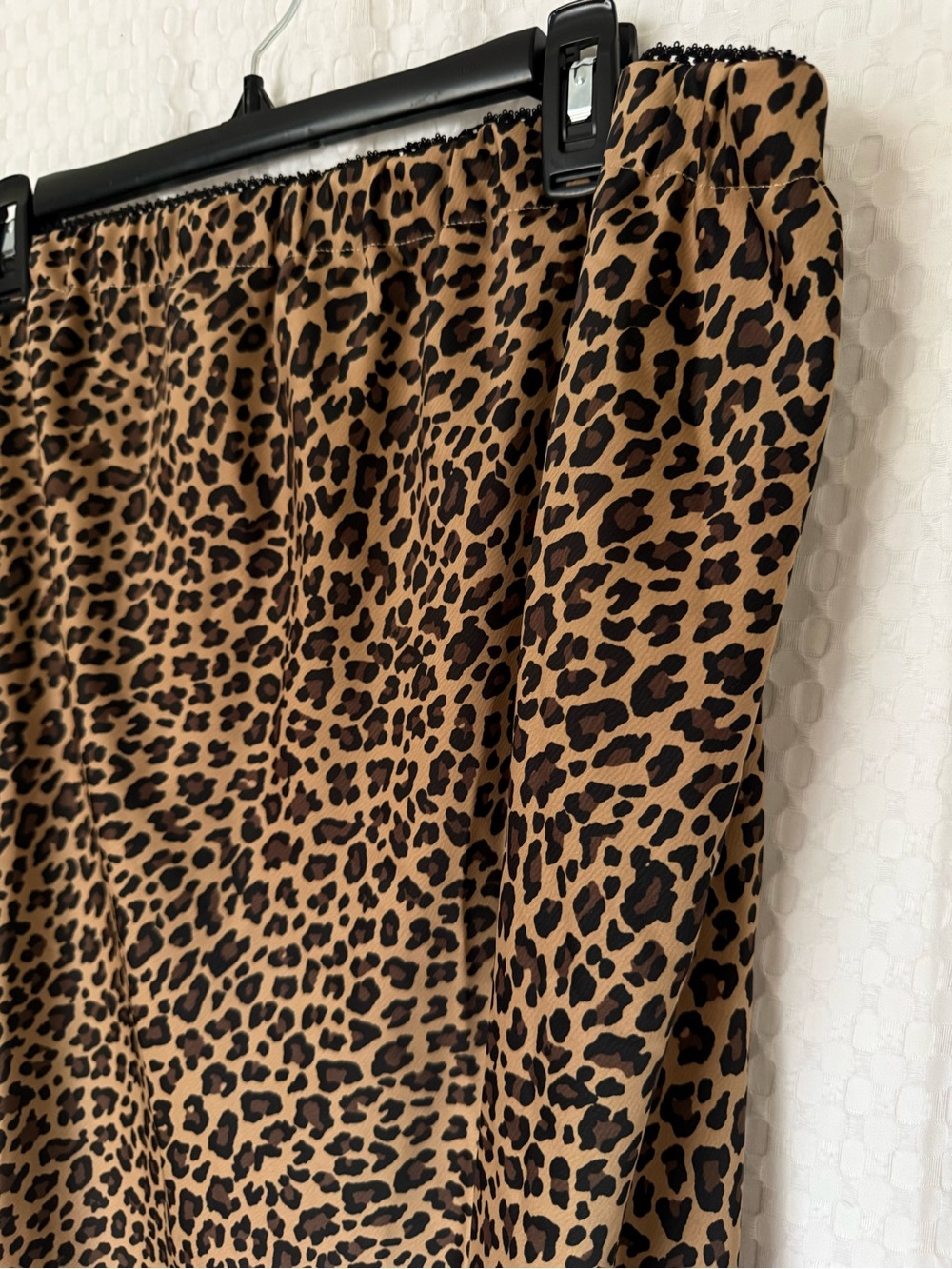 Isabel by Ingrid & Isabel Leopard Maternity Midi Skirt XXL Side Slit - Picture 5 of 7